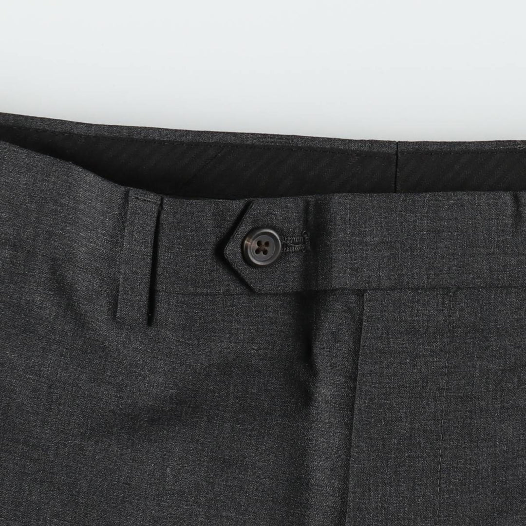 Ralph Lauren LAUREN Polyester x Wool Pants, Men's Size W35 (approx.) wool Charcoal Vintage Second Hand