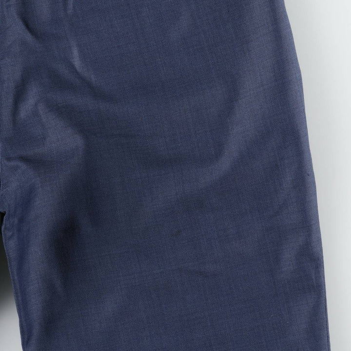 Calvin Klein wool trousers/slacks for men, size W33 (approx.) wool navy blue type Vintage Second Hand