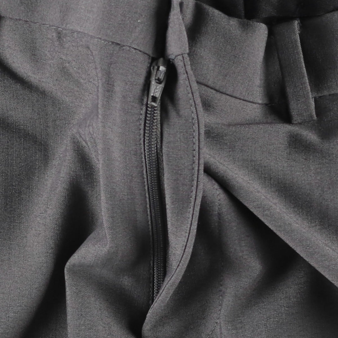 Calvin Klein slacks for men, size W34 (approx.) polyester gray type Vintage Second Hand