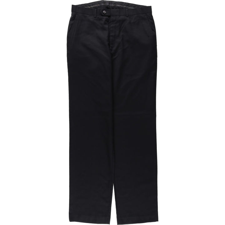 Ralph Lauren LAUREN Wool pants, slacks, men's, W34 equivalent wool black type Vintage Second Hand