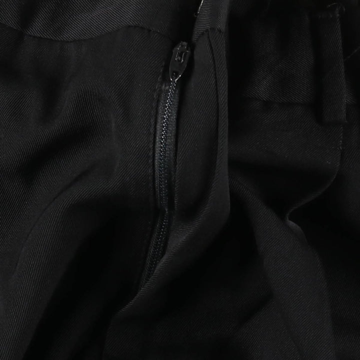 ~90'S Potomac Collection Two-Pleat Slacks Pants, Made in USA, Men's W35 (approx.) unclear black type Vintage Second Hand