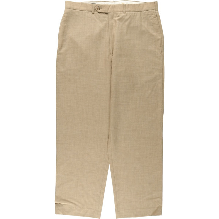 Lands' End wool trousers, men's size W36 (approx.) wool Beige type Vintage Second Hand
