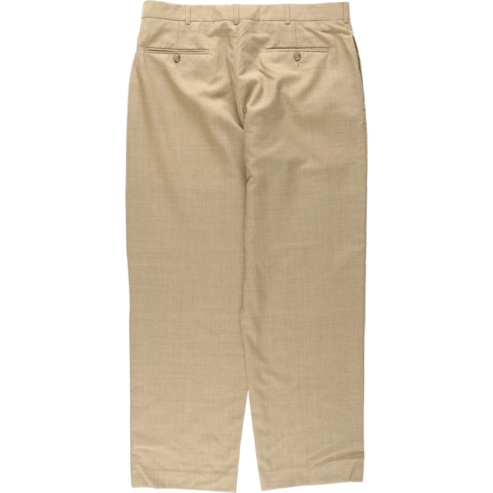 Lands' End wool trousers, men's size W36 (approx.) wool Beige type Vintage Second Hand