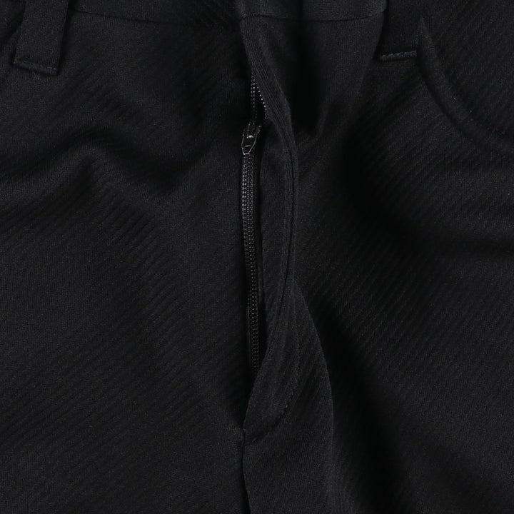 HAGGAR MUSTANG KNITS Flare Pants, Men's W31 (approx.) unclear black type Vintage Second Hand