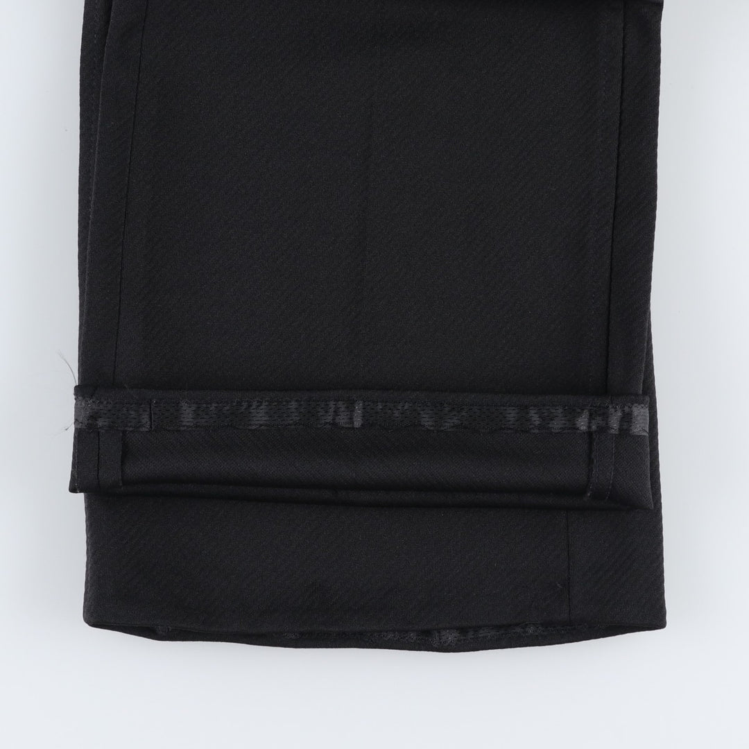 HAGGAR MUSTANG KNITS Flare Pants, Men's W31 (approx.) unclear black type Vintage Second Hand