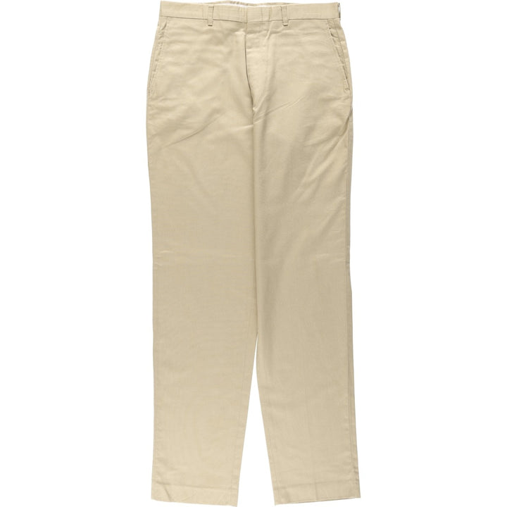 80'S GAP Old Gap Cotton Slacks Pants, Made in USA, Men's W32 (approx.), Vintage cotton Beige type Vintage Second Hand