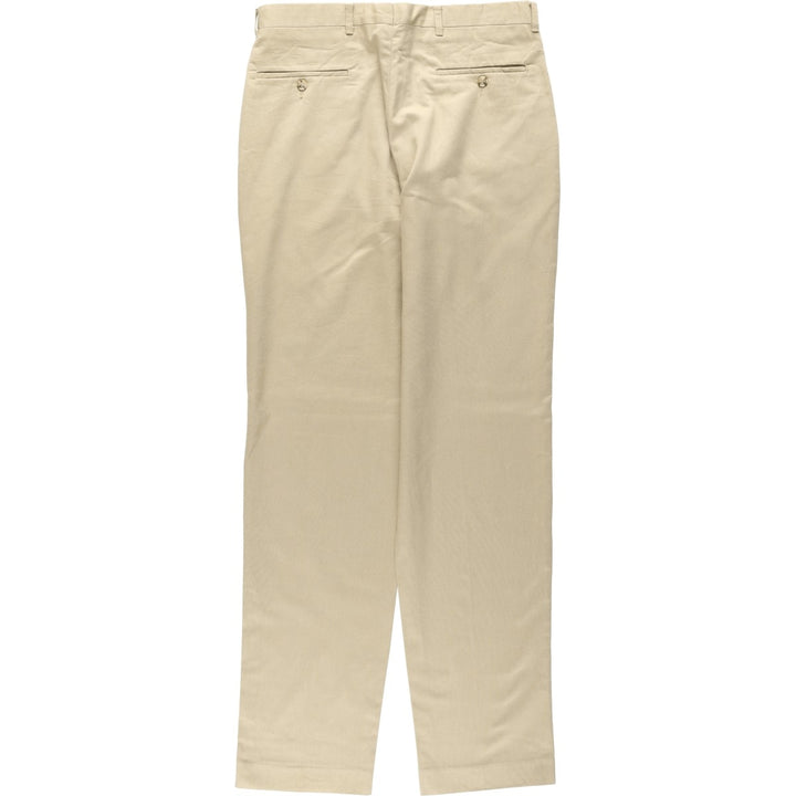 80'S GAP Old Gap Cotton Slacks Pants, Made in USA, Men's W32 (approx.), Vintage cotton Beige type Vintage Second Hand