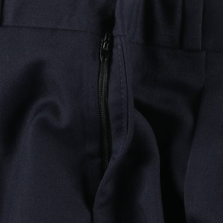 ~90'S HAGGER The Gallery Two-Pleat Slacks Pants, Made in USA, Men's W32 (approx.), Vintage unclear navy blue type Vintage Second Hand