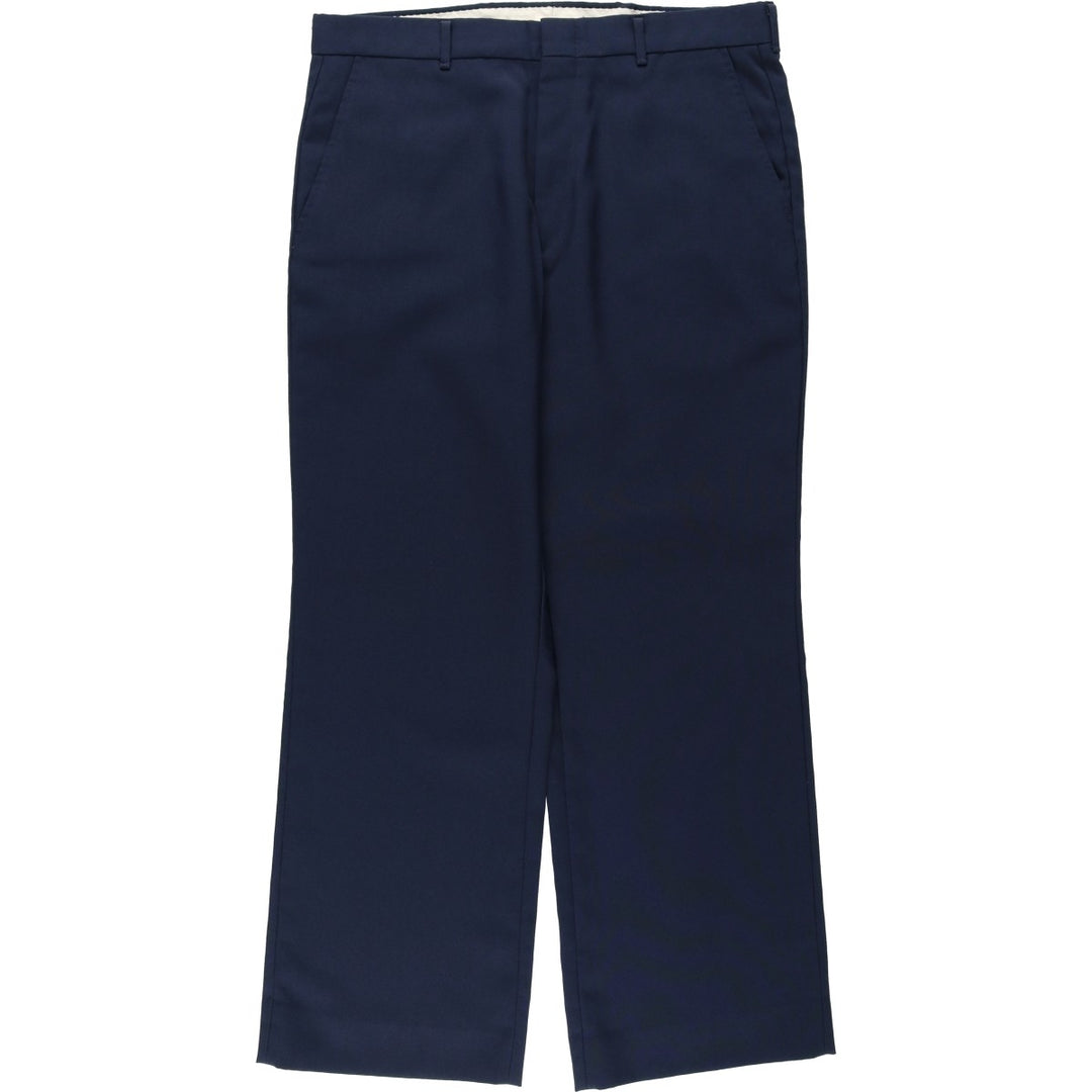 Men's slacks pants, size W34 unclear navy blue type Vintage Second Hand