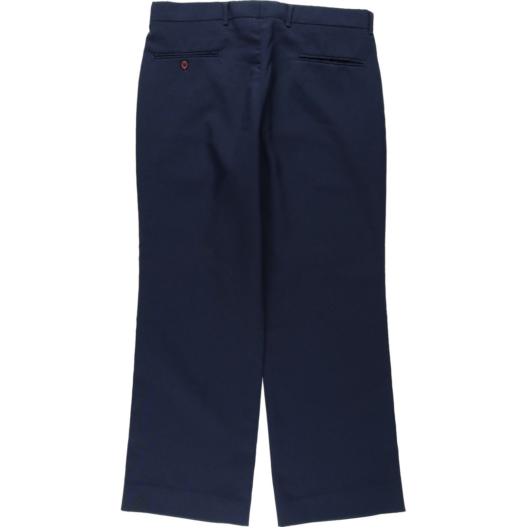 Men's slacks pants, size W34 unclear navy blue type Vintage Second Hand