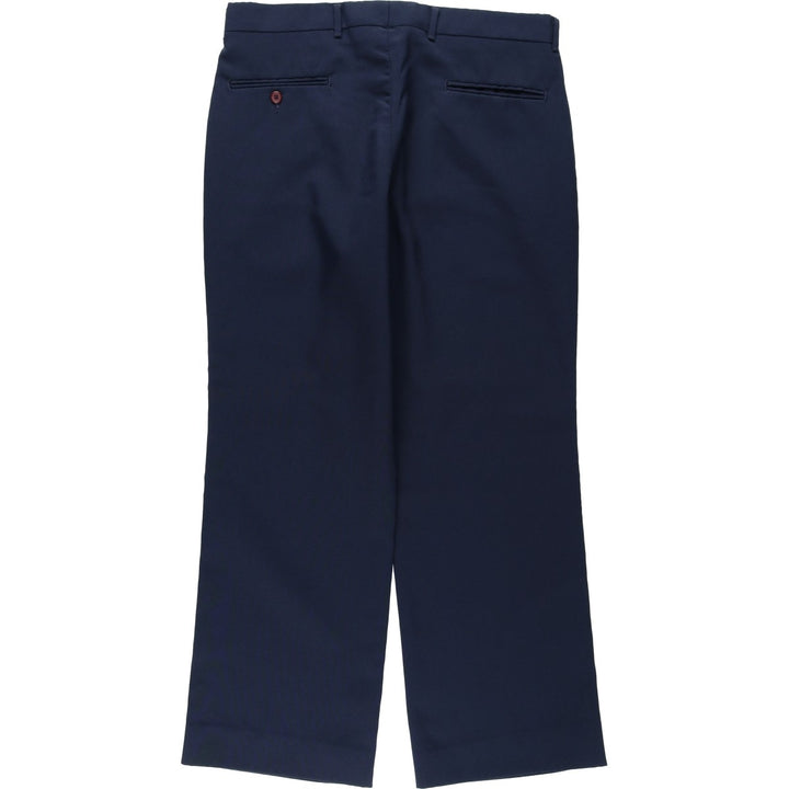 Men's slacks pants, size W34 unclear navy blue type Vintage Second Hand