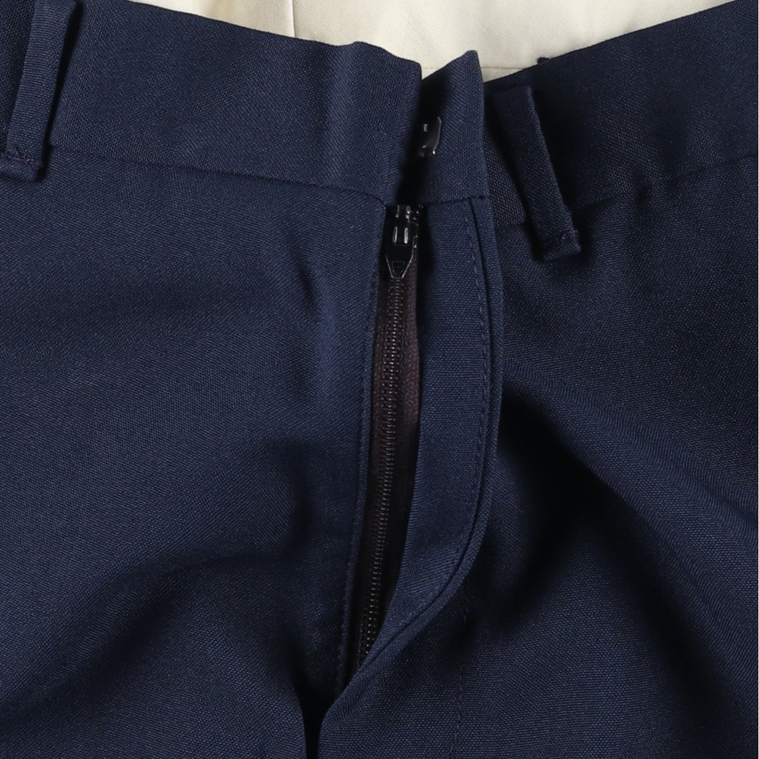 Men's slacks pants, size W34 unclear navy blue type Vintage Second Hand