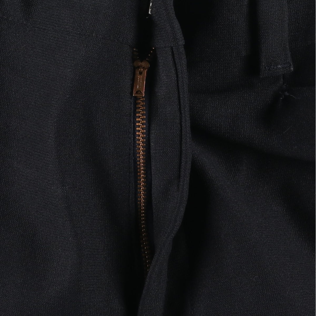 1980'S Executive Service Flare Pants, Made in USA, Men's W35 (approx.), Vintage polyester black type Vintage Second Hand