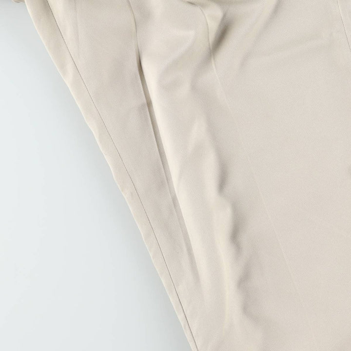 Ralph Lauren POLO GOLF two-pleat slacks, men's size W33 polyester Beige type Vintage Second Hand