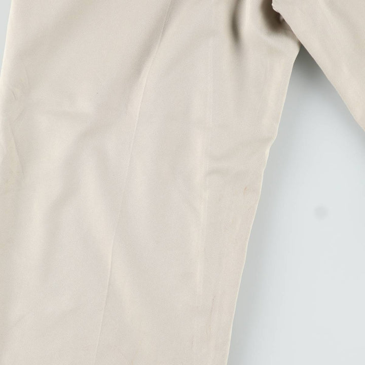 Ralph Lauren POLO GOLF two-pleat slacks, men's size W33 polyester Beige type Vintage Second Hand