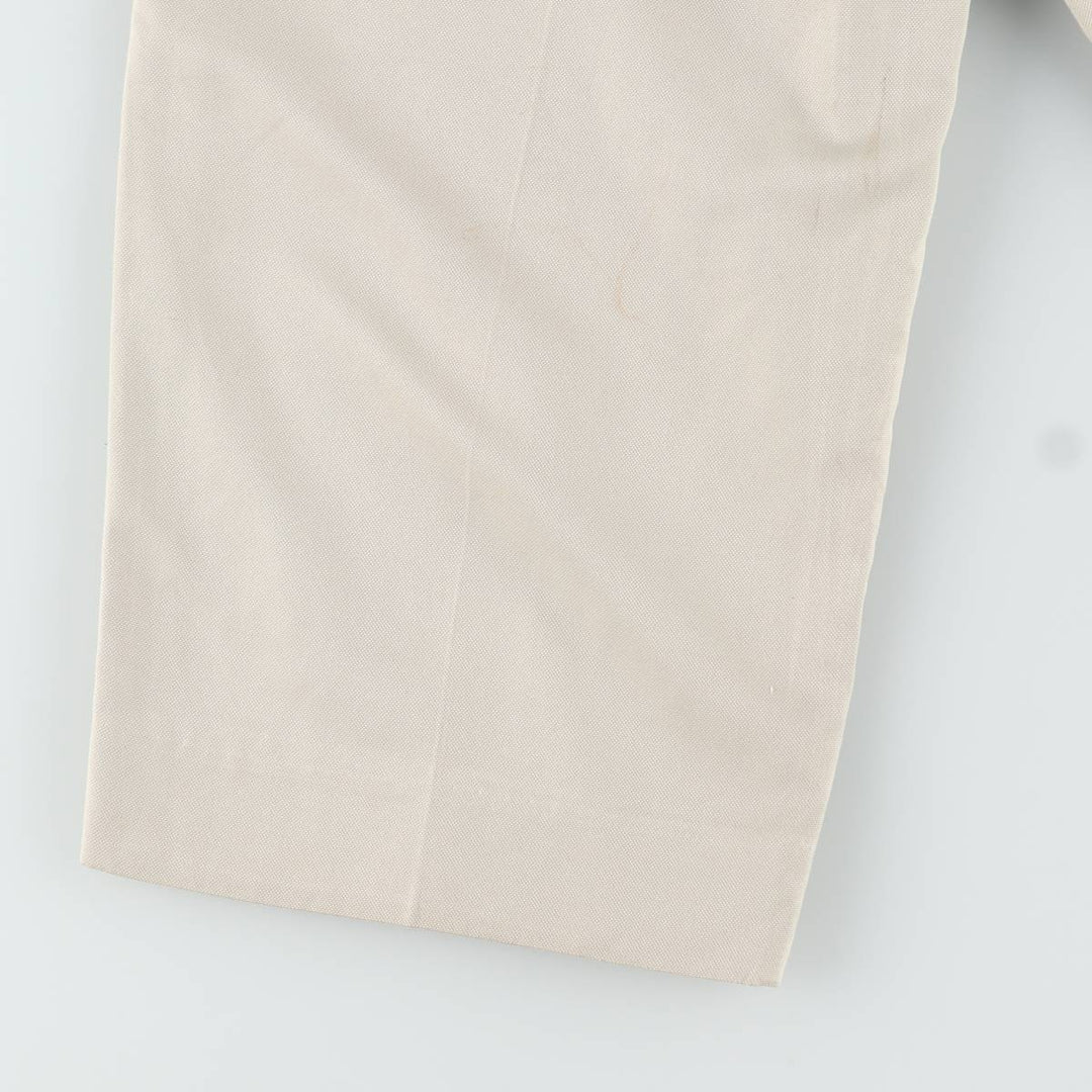 Ralph Lauren POLO GOLF two-pleat slacks, men's size W33 polyester Beige type Vintage Second Hand