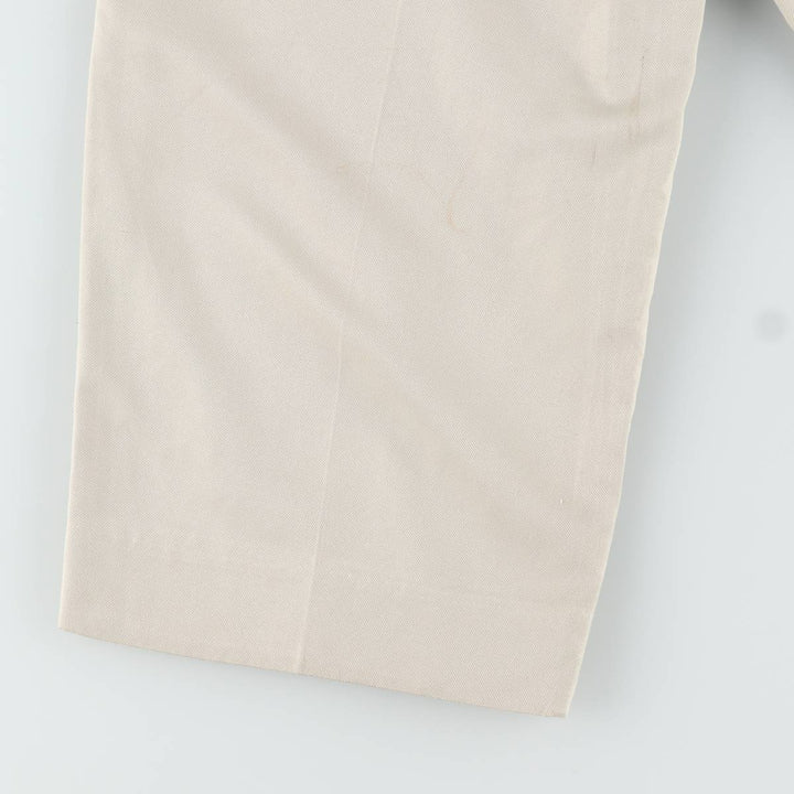 Ralph Lauren POLO GOLF two-pleat slacks, men's size W33 polyester Beige type Vintage Second Hand