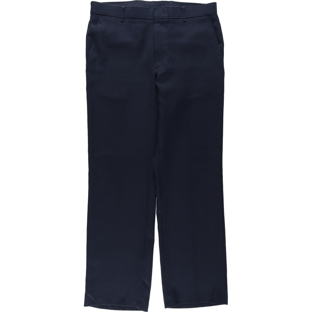 Vintage 1980'S Levi's Action Slacks, Made in USA, Men's, Size W35 unclear navy blue type Vintage Second Hand