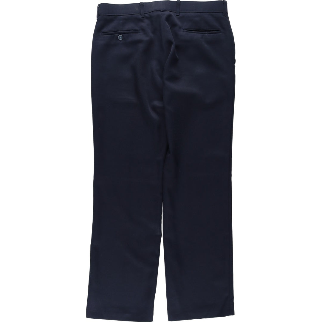 Vintage 1980'S Levi's Action Slacks, Made in USA, Men's, Size W35 unclear navy blue type Vintage Second Hand