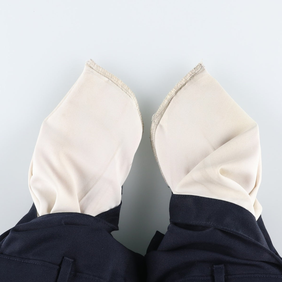 Vintage 1980'S Levi's Action Slacks, Made in USA, Men's, Size W35 unclear navy blue type Vintage Second Hand