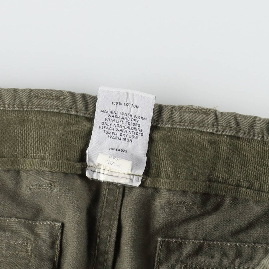 2000'S GAP Military Cargo Pants, Men's Size W36 (approx.) cotton Khaki type Vintage Second Hand
