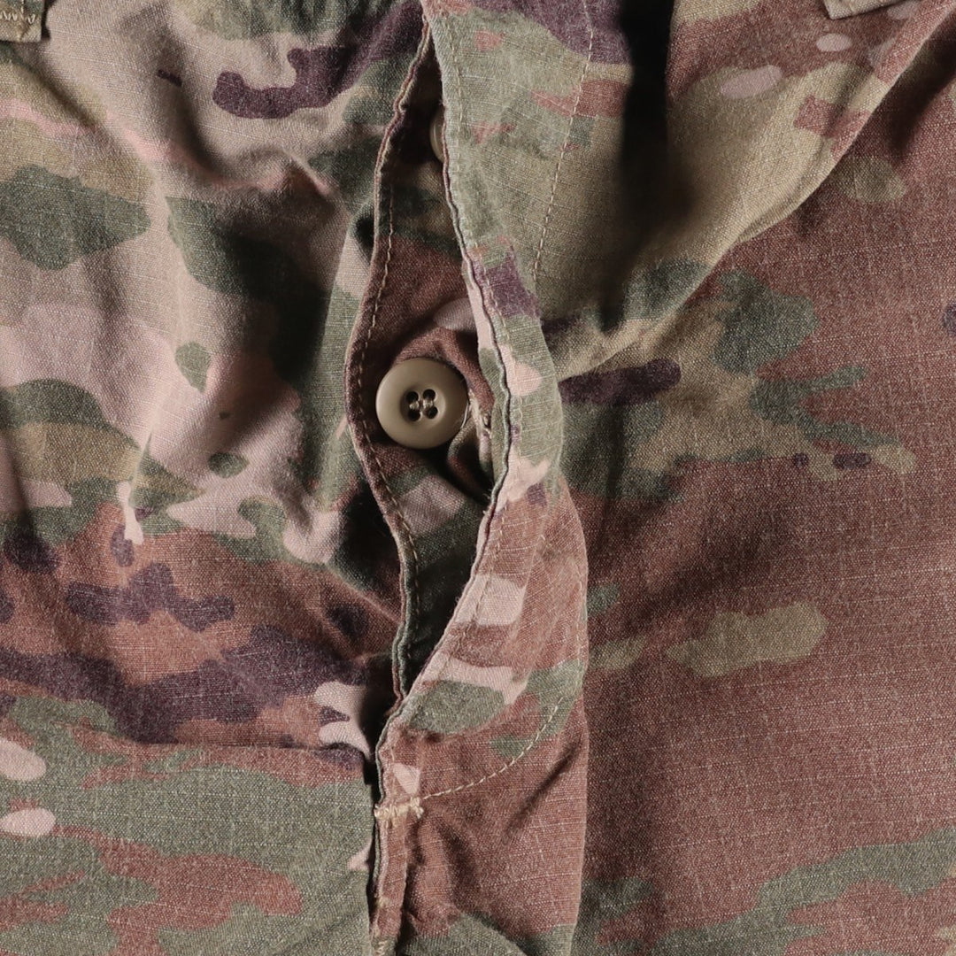 Genuine US military issue Multicam camouflage ripstop military cargo pants/combat pants, made in the USA, MEDIUM-REGULAR (equivalent to men's W35). Rayon Khaki type Vintage Second Hand