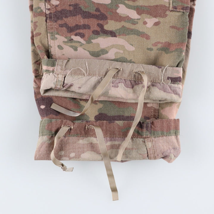Genuine US military issue Multicam camouflage ripstop military cargo pants/combat pants, made in the USA, MEDIUM-REGULAR (equivalent to men's W35). Rayon Khaki type Vintage Second Hand