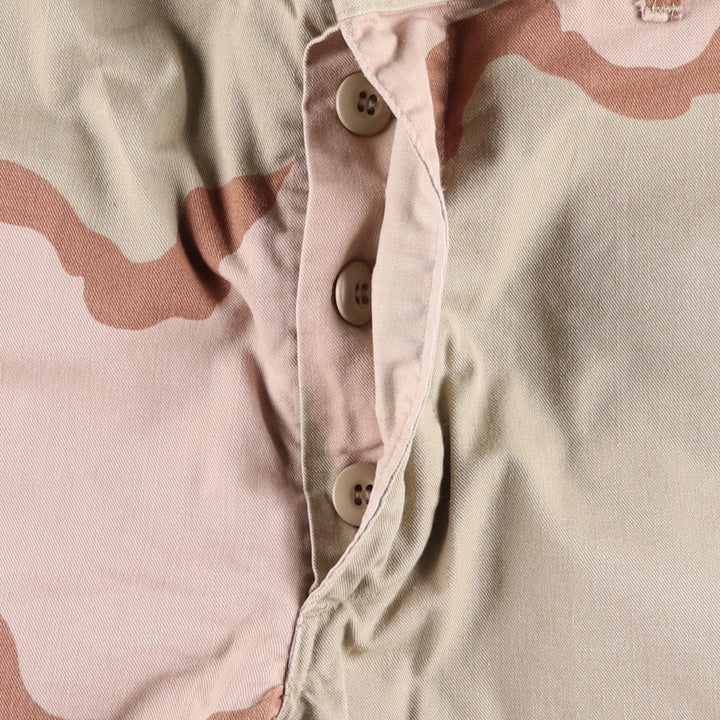 US Military Camouflage Pattern 3C Desert Camo Military Cargo Pants Combat Pants MEDIUM-REGULAR Men's W33 equivalent cotton Beige type Vintage Second Hand