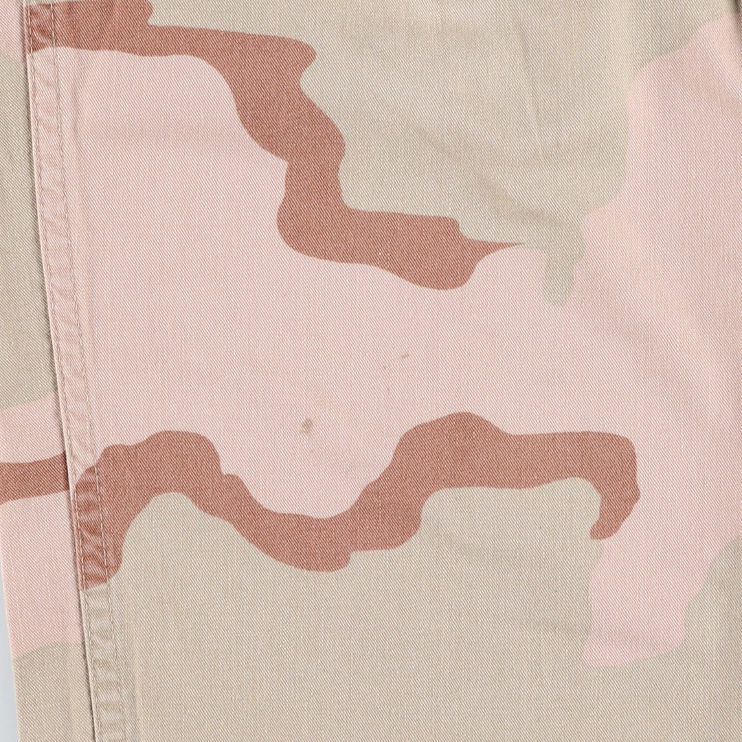 US Military Camouflage Pattern 3C Desert Camo Military Cargo Pants Combat Pants MEDIUM-REGULAR Men's W33 equivalent cotton Beige type Vintage Second Hand
