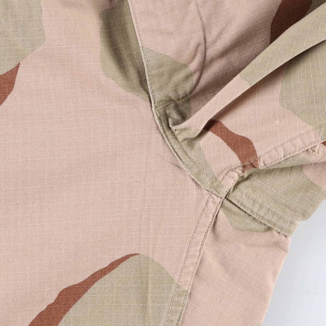 1990'S US Military Issue 3C Desert Camo Ripstop Military Cargo Pants Combat Pants Made in USA Large-Regular Nylon Beige type Vintage Second Hand