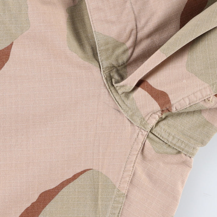 1990'S US Military Issue 3C Desert Camo Ripstop Military Cargo Pants Combat Pants Made in USA Large-Regular Nylon Beige type Vintage Second Hand