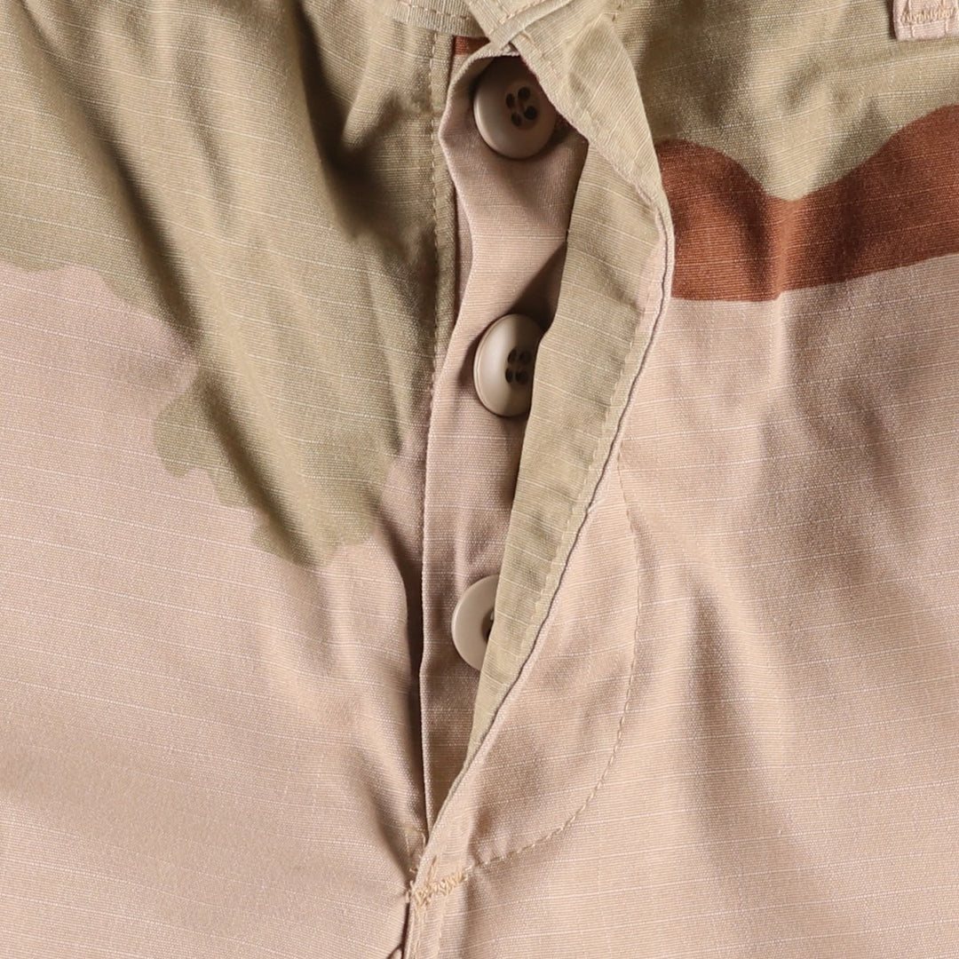 2000'S US Military Issue Camouflage Pattern 3C Desert Camo Ripstop Military Cargo Pants Combat Pants Made in USA Men's W32 (approx.) Nylon Beige type Vintage Second Hand