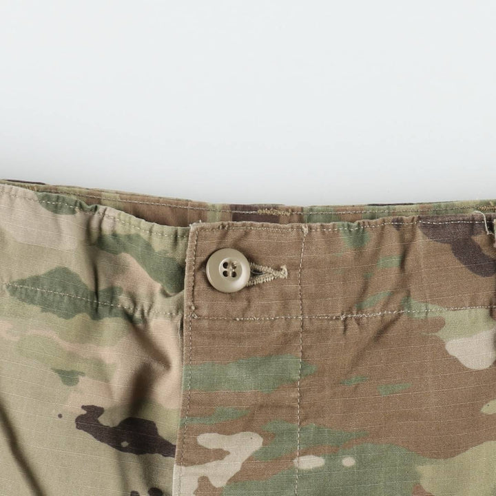 Genuine US military issue Multicam camouflage ripstop military cargo pants/combat pants, made in the USA, MEDIUM-REGULAR (equivalent to men's W35). Nylon Khaki type Vintage Second Hand