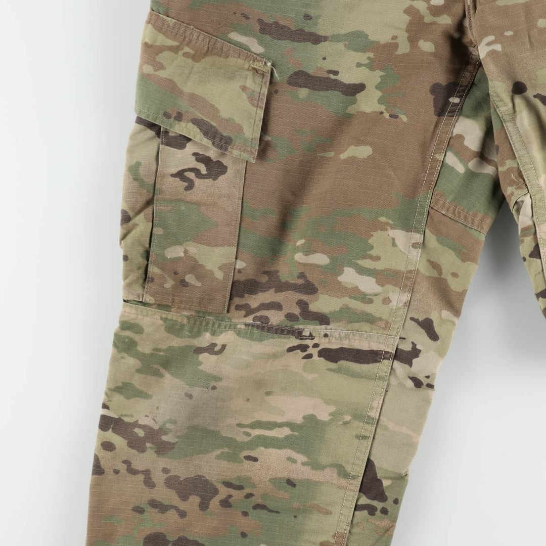 Genuine US military issue Multicam camouflage ripstop military cargo pants/combat pants, made in the USA, MEDIUM-REGULAR (equivalent to men's W35). Nylon Khaki type Vintage Second Hand
