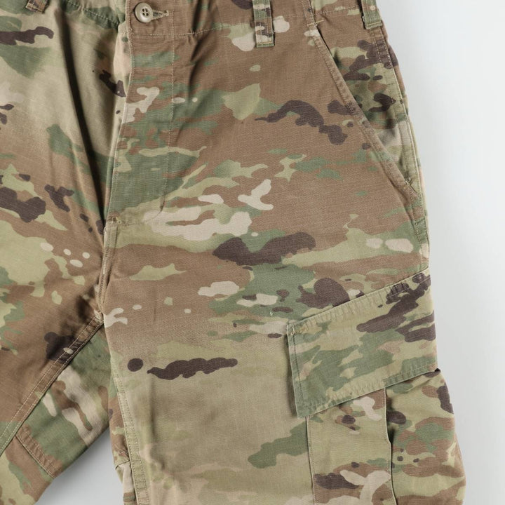 Genuine US military issue Multicam camouflage ripstop military cargo pants/combat pants, made in the USA, MEDIUM-REGULAR (equivalent to men's W35). Nylon Khaki type Vintage Second Hand