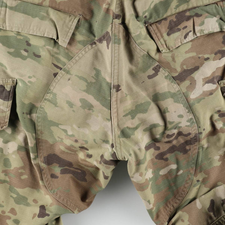 Genuine US military issue Multicam camouflage ripstop military cargo pants/combat pants, made in the USA, MEDIUM-REGULAR (equivalent to men's W35). Nylon Khaki type Vintage Second Hand