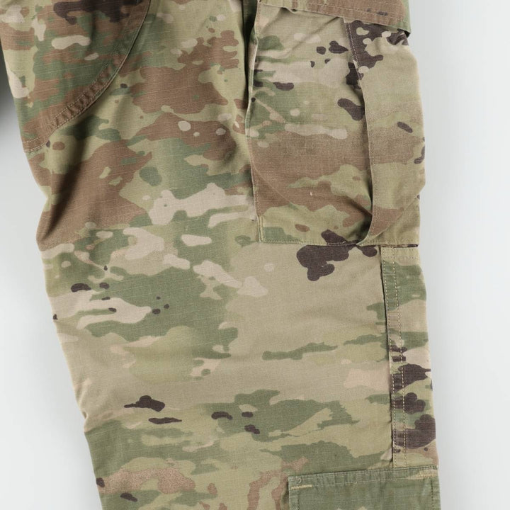 Genuine US military issue Multicam camouflage ripstop military cargo pants/combat pants, made in the USA, MEDIUM-REGULAR (equivalent to men's W35). Nylon Khaki type Vintage Second Hand