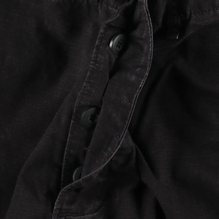 ROTHCO Ripstop Military Cargo Pants Combat Pants Men's W39 (approx.) cotton black type Vintage Second Hand