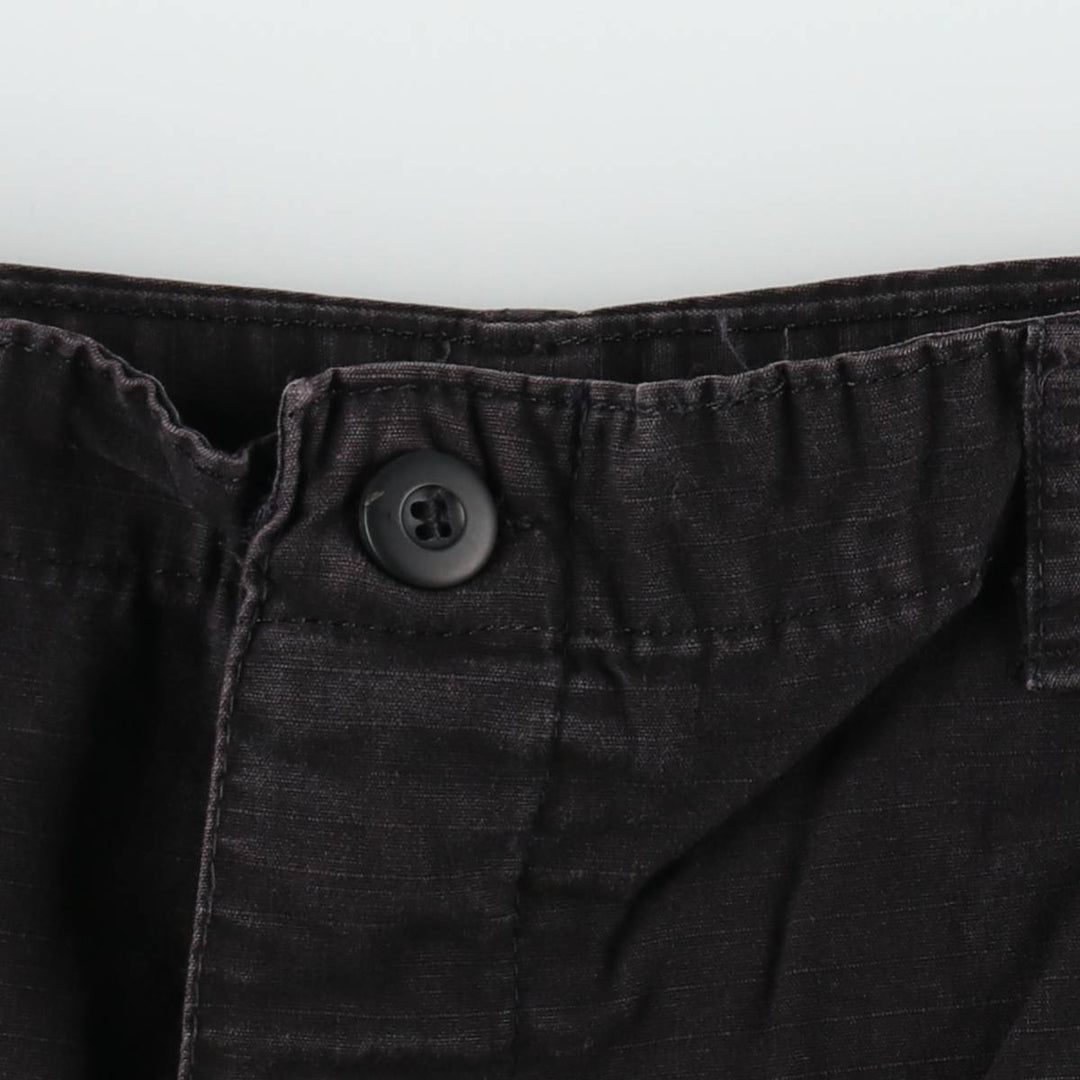 ROTHCO Ripstop Military Cargo Pants Combat Pants Men's W39 (approx.) cotton black type Vintage Second Hand