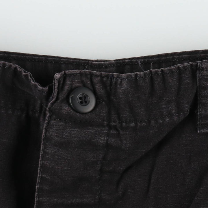 ROTHCO Ripstop Military Cargo Pants Combat Pants Men's W39 (approx.) cotton black type Vintage Second Hand