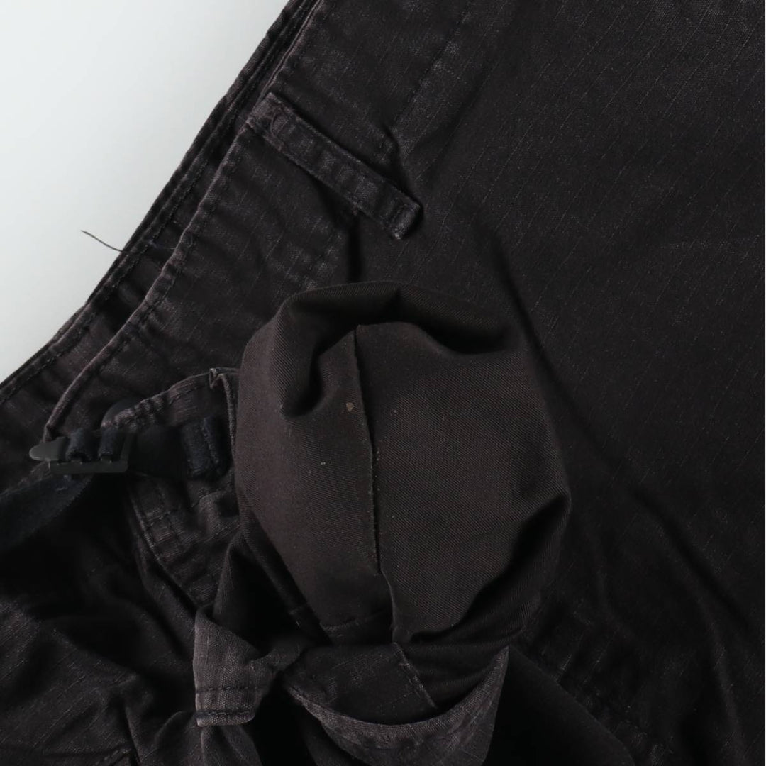 ROTHCO Ripstop Military Cargo Pants Combat Pants Men's W39 (approx.) cotton black type Vintage Second Hand