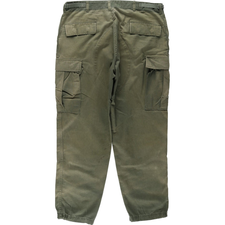 1990'S Civilian Military Cargo Pants/Combat Pants, Made in USA, Large-Regular Size (Men's W37 equivalent), Vintage cotton Khaki type Vintage Second Hand