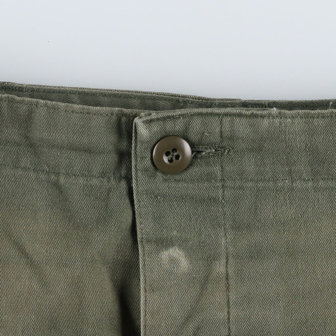 1990'S Civilian Military Cargo Pants/Combat Pants, Made in USA, Large-Regular Size (Men's W37 equivalent), Vintage cotton Khaki type Vintage Second Hand