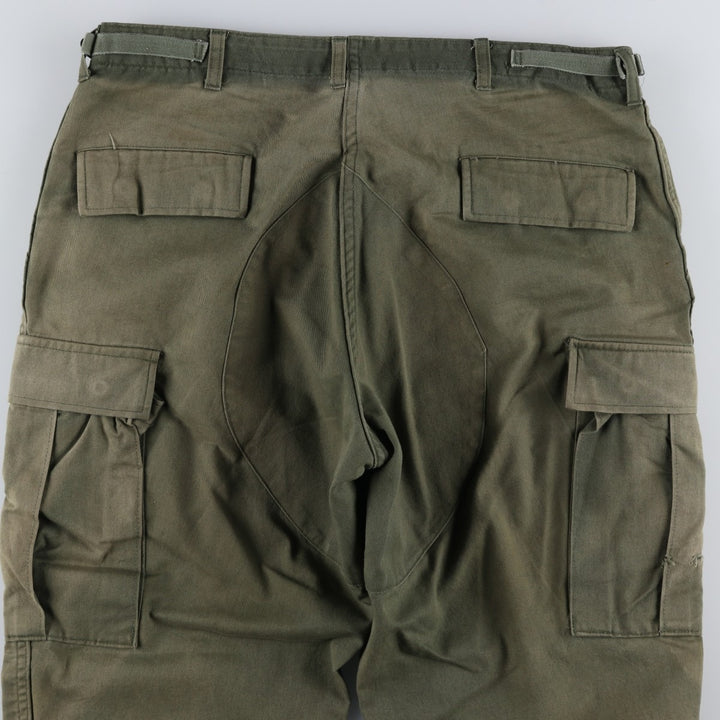 1990'S Civilian Military Cargo Pants/Combat Pants, Made in USA, Large-Regular Size (Men's W37 equivalent), Vintage cotton Khaki type Vintage Second Hand