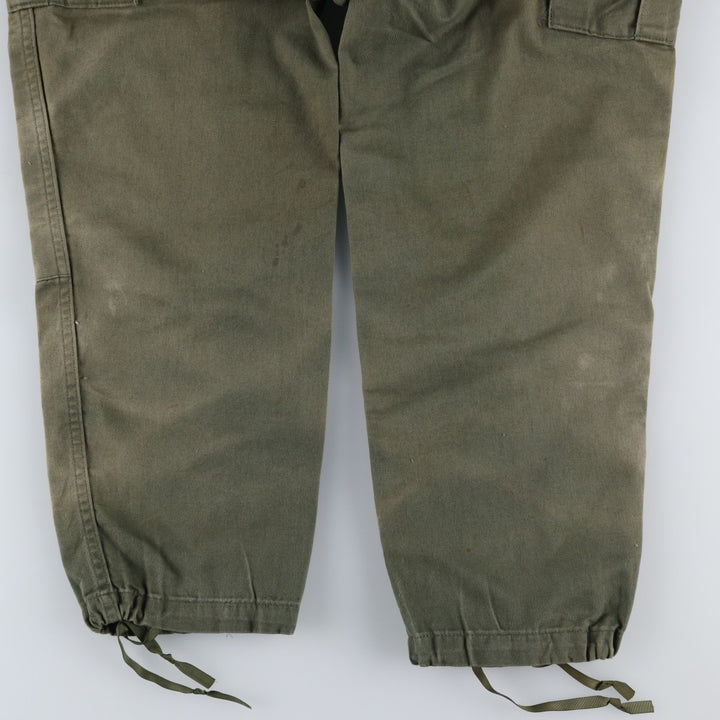 1990'S Civilian Military Cargo Pants/Combat Pants, Made in USA, Large-Regular Size (Men's W37 equivalent), Vintage cotton Khaki type Vintage Second Hand