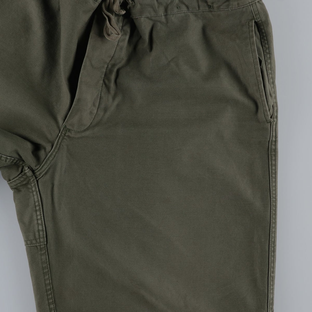 1980'S Belgian Army Double Knee Military Cargo Pants, Size 5C (Men's M equivalent), Vintage unclear Khaki type Vintage Second Hand