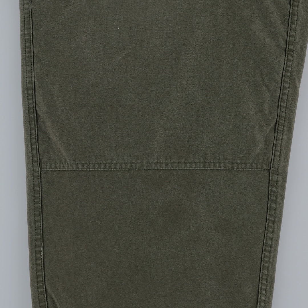 1980'S Belgian Army Double Knee Military Cargo Pants, Size 5C (Men's M equivalent), Vintage unclear Khaki type Vintage Second Hand