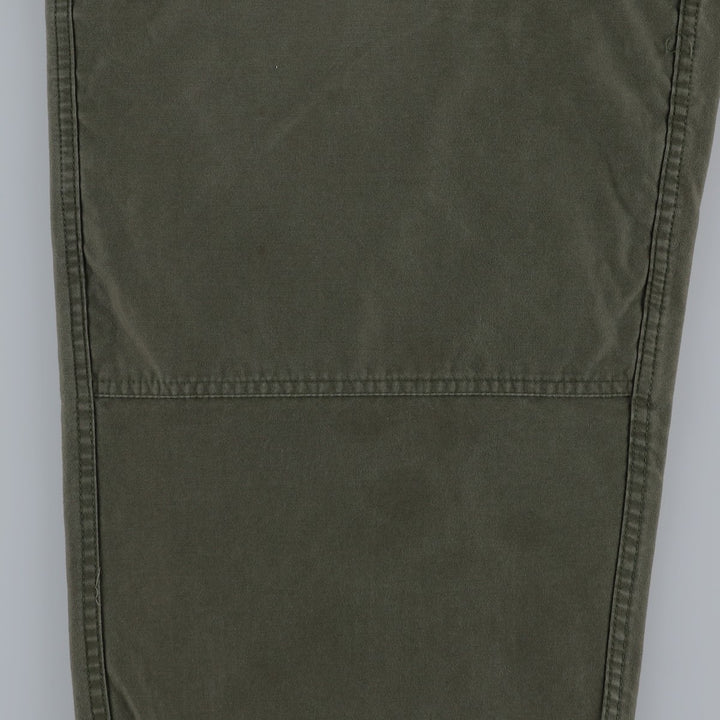 1980'S Belgian Army Double Knee Military Cargo Pants, Size 5C (Men's M equivalent), Vintage unclear Khaki type Vintage Second Hand
