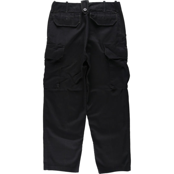 1990'S Civilian Military Cargo Pants/Combat Pants, Made in Canada, Size 34 polyester black type Vintage Second Hand