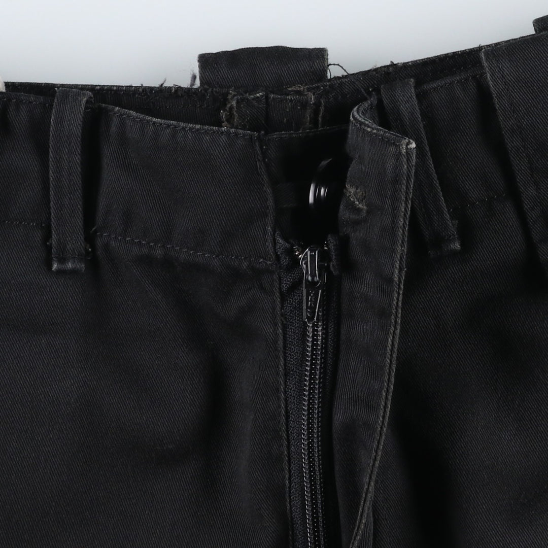 1990'S Civilian Military Cargo Pants/Combat Pants, Made in Canada, Size 34 polyester black type Vintage Second Hand